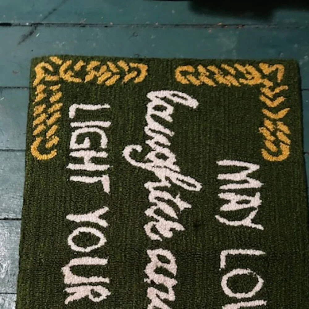 NEW 31 x21 st patricks day Irish Lucky Lucky green door mat